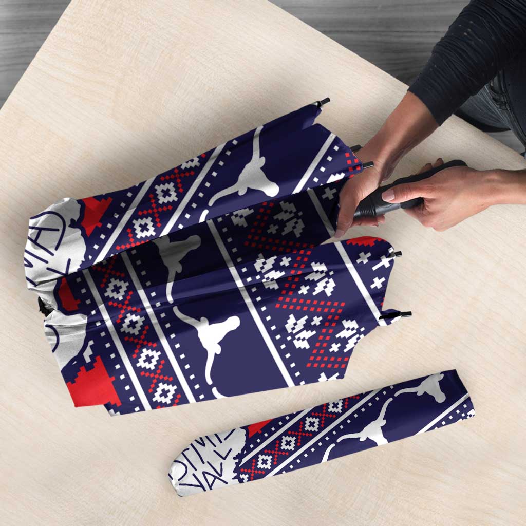Merry Christmas Y'all Umbrella Xmas Holiday Patterns - Wonder Print Shop
