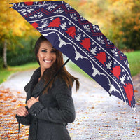 Merry Christmas Y'all Umbrella Xmas Holiday Patterns - Wonder Print Shop