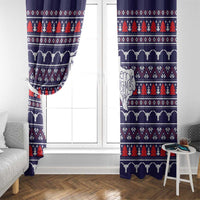 Merry Christmas Y'all Window Curtain Xmas Holiday Patterns - Wonder Print Shop