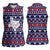 Merry Christmas Y'all Women Sleeveless Polo Shirt Xmas Holiday Patterns - Wonder Print Shop
