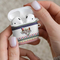 Merry Christmas Yall Texas AirPods Case Xmas Holiday Patterns - Wonder Print Shop