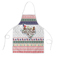 Merry Christmas Yall Texas Apron Xmas Holiday Patterns - Wonder Print Shop