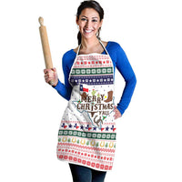 Merry Christmas Yall Texas Apron Xmas Holiday Patterns - Wonder Print Shop