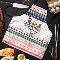 Merry Christmas Yall Texas Apron Xmas Holiday Patterns - Wonder Print Shop