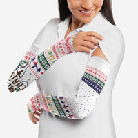 Merry Christmas Yall Texas Arm Sleeves Xmas Holiday Patterns - Wonder Print Shop