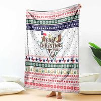 Merry Christmas Yall Texas Blanket Xmas Holiday Patterns - Wonder Print Shop