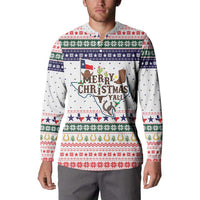 Merry Christmas Yall Texas Button Sweatshirt Xmas Holiday Patterns - Wonder Print Shop