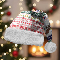 Merry Christmas Yall Texas Christmas Santa Hat Xmas Holiday Patterns - Wonder Print Shop
