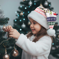 Merry Christmas Yall Texas Christmas Santa Hat Xmas Holiday Patterns - Wonder Print Shop