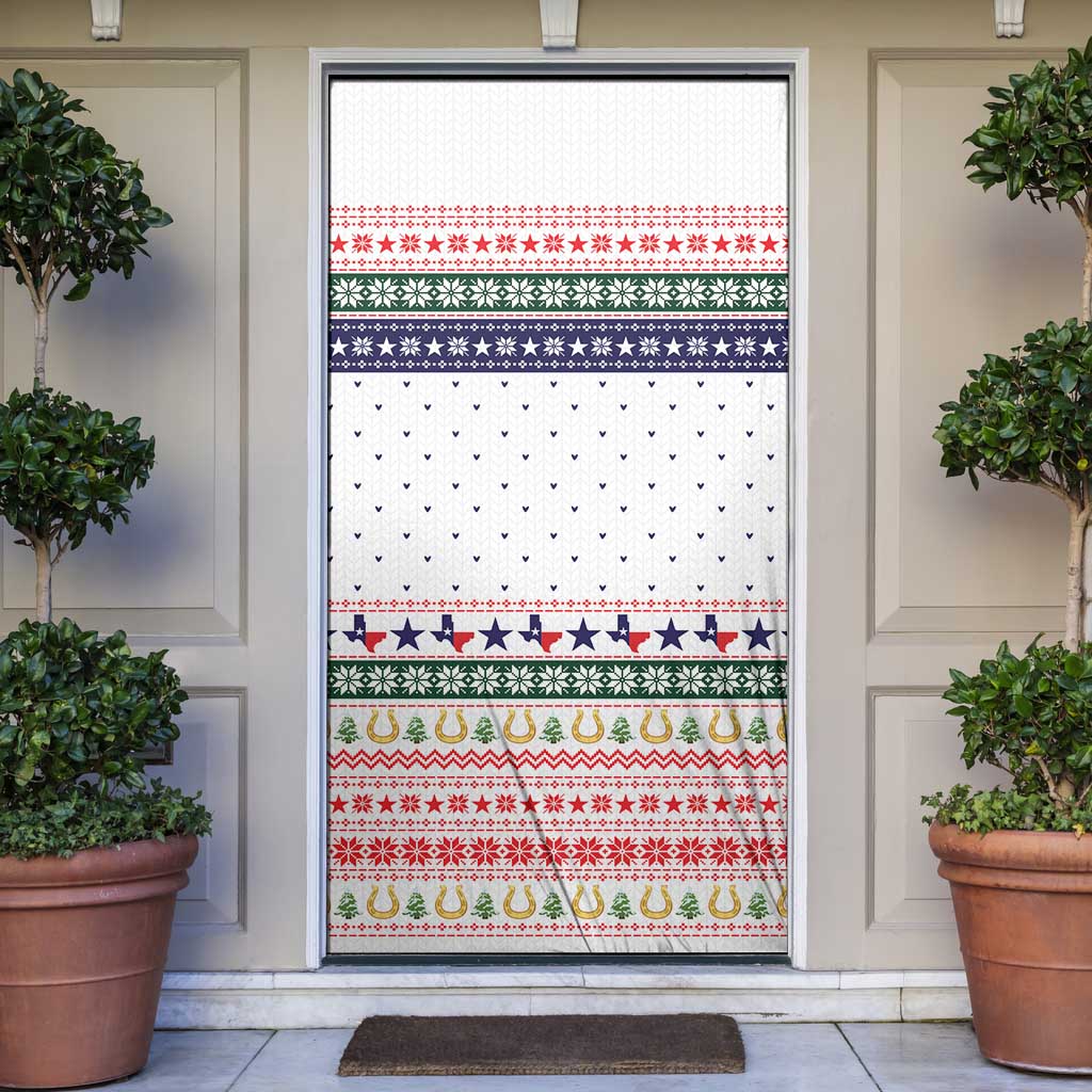 Merry Christmas Yall Texas Door Cover Xmas Holiday Patterns - Wonder Print Shop