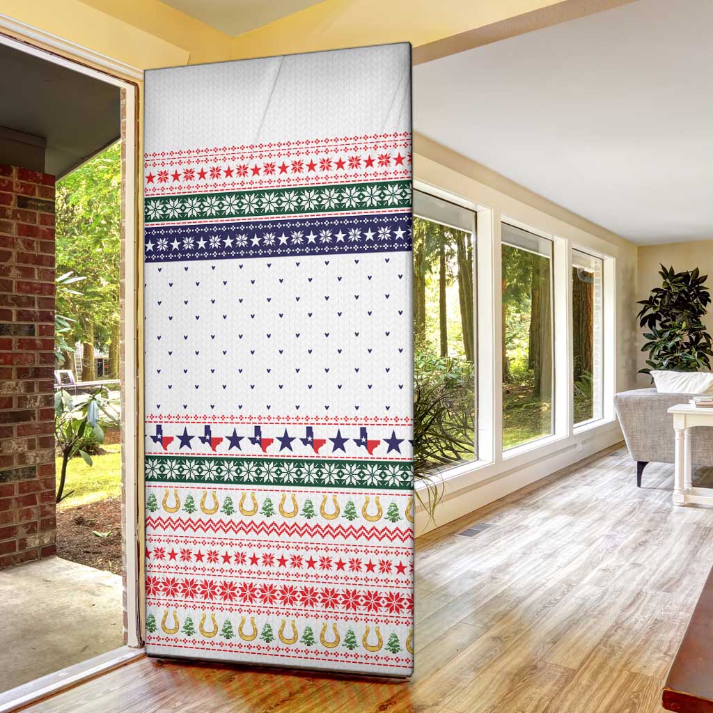Merry Christmas Yall Texas Door Cover Xmas Holiday Patterns - Wonder Print Shop