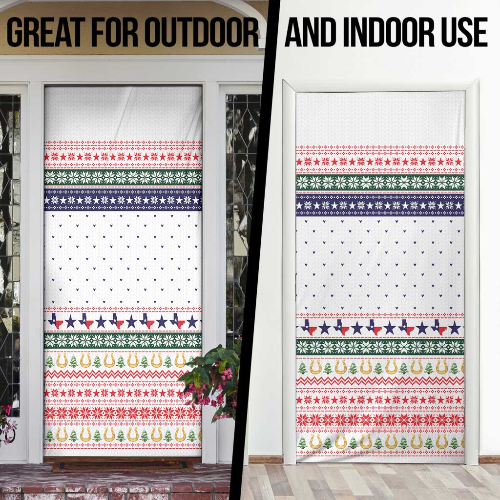 Merry Christmas Yall Texas Door Cover Xmas Holiday Patterns - Wonder Print Shop