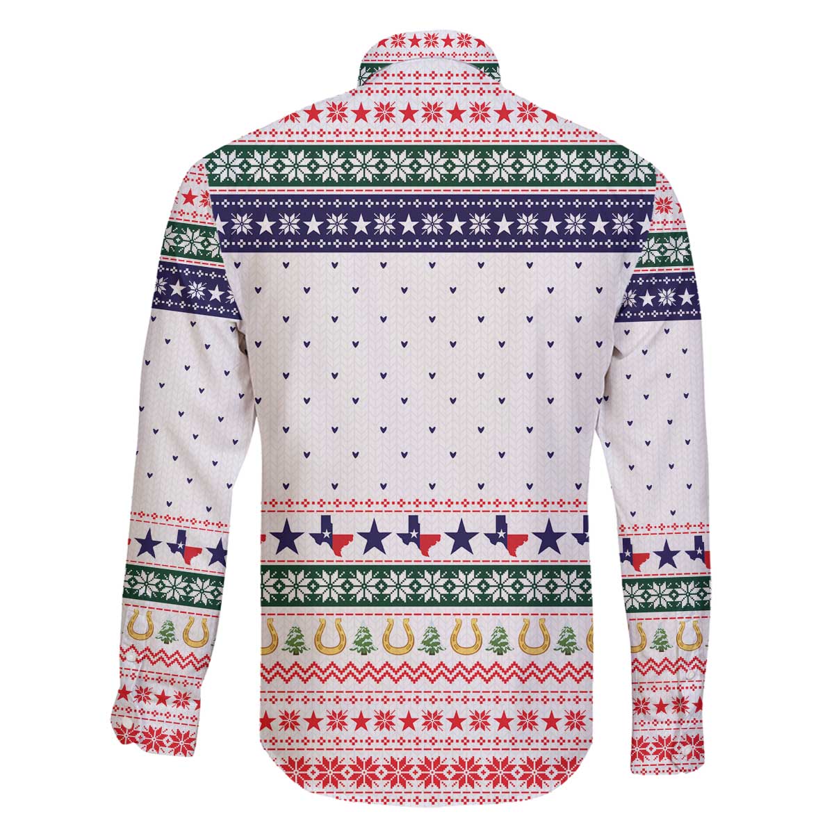 Merry Christmas Yall Texas Family Matching Off The Shoulder Long Sleeve Dress and Hawaiian Shirt Xmas Holiday Patterns - Wonder Print Shop