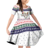 Merry Christmas Yall Texas Family Matching Off Shoulder Short Dress and Hawaiian Shirt Xmas Holiday Patterns - Wonder Print Shop