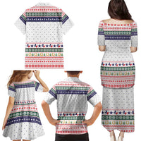 Merry Christmas Yall Texas Family Matching Puletasi and Hawaiian Shirt Xmas Holiday Patterns - Wonder Print Shop