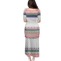 Merry Christmas Yall Texas Family Matching Puletasi and Hawaiian Shirt Xmas Holiday Patterns - Wonder Print Shop