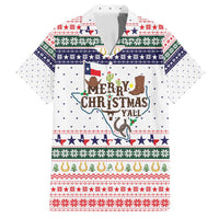 Merry Christmas Yall Texas Family Matching Short Sleeve Bodycon Dress and Hawaiian Shirt Xmas Holiday Patterns - Wonder Print Shop