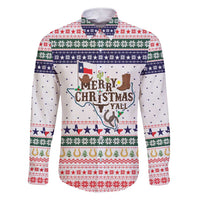 Merry Christmas Yall Texas Family Matching Short Sleeve Bodycon Dress and Hawaiian Shirt Xmas Holiday Patterns - Wonder Print Shop