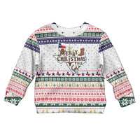 Merry Christmas Yall Texas Kid Ugly Christmas Sweater Xmas Holiday Patterns - Wonder Print Shop