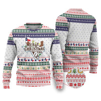 Merry Christmas Yall Texas Ugly Christmas Sweater Xmas Holiday Patterns - Wonder Print Shop
