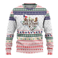 Merry Christmas Yall Texas Ugly Christmas Sweater Xmas Holiday Patterns - Wonder Print Shop