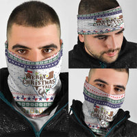 Merry Christmas Yall Texas Neck Gaiter Xmas Holiday Patterns - Wonder Print Shop