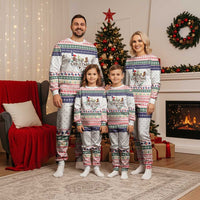 Merry Christmas Yall Texas Christmas Pajama Set Xmas Holiday Patterns - Wonder Print Shop