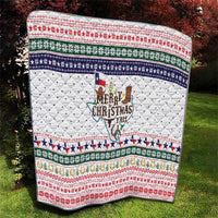Merry Christmas Yall Texas Quilt Xmas Holiday Patterns - Wonder Print Shop