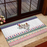Merry Christmas Yall Texas Rubber Doormat Xmas Holiday Patterns - Wonder Print Shop