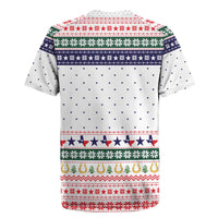 Merry Christmas Yall Texas Rugby Jersey Xmas Holiday Patterns - Wonder Print Shop