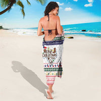Merry Christmas Yall Texas Sarong Xmas Holiday Patterns - Wonder Print Shop