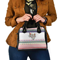 Merry Christmas Yall Texas Shoulder Handbag Xmas Holiday Patterns - Wonder Print Shop