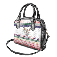 Merry Christmas Yall Texas Shoulder Handbag Xmas Holiday Patterns - Wonder Print Shop