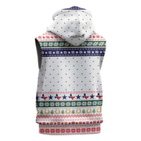 Merry Christmas Yall Texas Sleeveless Zip Hoodie Xmas Holiday Patterns - Wonder Print Shop