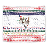 Merry Christmas Yall Texas Tapestry Xmas Holiday Patterns - Wonder Print Shop