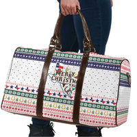 Merry Christmas Yall Texas Travel Bag Xmas Holiday Patterns - Wonder Print Shop