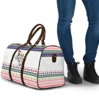 Merry Christmas Yall Texas Travel Bag Xmas Holiday Patterns - Wonder Print Shop
