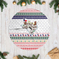 Merry Christmas Yall Texas Tree Skirt Xmas Holiday Patterns - Wonder Print Shop