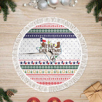 Merry Christmas Yall Texas Tree Skirt Xmas Holiday Patterns - Wonder Print Shop