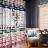 Merry Christmas Yall Texas Window Curtain Xmas Holiday Patterns - Wonder Print Shop