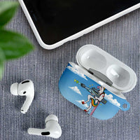 Unicorn Pew Pew Christmas AirPods Case Xmas Holiday Patterns - Wonder Print Shop