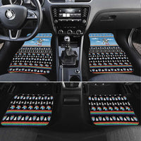 Unicorn Pew Pew Christmas Car Mats Xmas Holiday Patterns - Wonder Print Shop