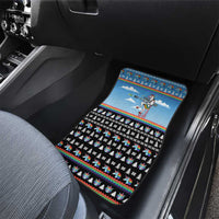 Unicorn Pew Pew Christmas Car Mats Xmas Holiday Patterns - Wonder Print Shop