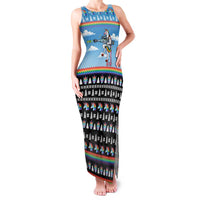 Unicorn Pew Pew Christmas Family Matching Tank Maxi Dress and Hawaiian Shirt Xmas Holiday Patterns - Wonder Print Shop