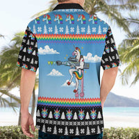 Unicorn Pew Pew Christmas Hawaiian Shirt Xmas Holiday Patterns - Wonder Print Shop