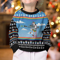 Unicorn Pew Pew Christmas Kid Ugly Christmas Sweater Xmas Holiday Patterns - Wonder Print Shop