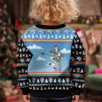 Unicorn Pew Pew Christmas Kid Ugly Christmas Sweater Xmas Holiday Patterns - Wonder Print Shop