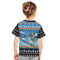 Unicorn Pew Pew Christmas Kid T Shirt Xmas Holiday Patterns - Wonder Print Shop