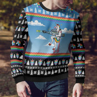 Unicorn Pew Pew Christmas Ugly Christmas Sweater Xmas Holiday Patterns - Wonder Print Shop