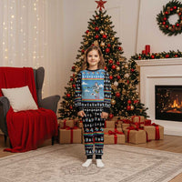 Unicorn Pew Pew Christmas Pajama Set Xmas Holiday Patterns - Wonder Print Shop